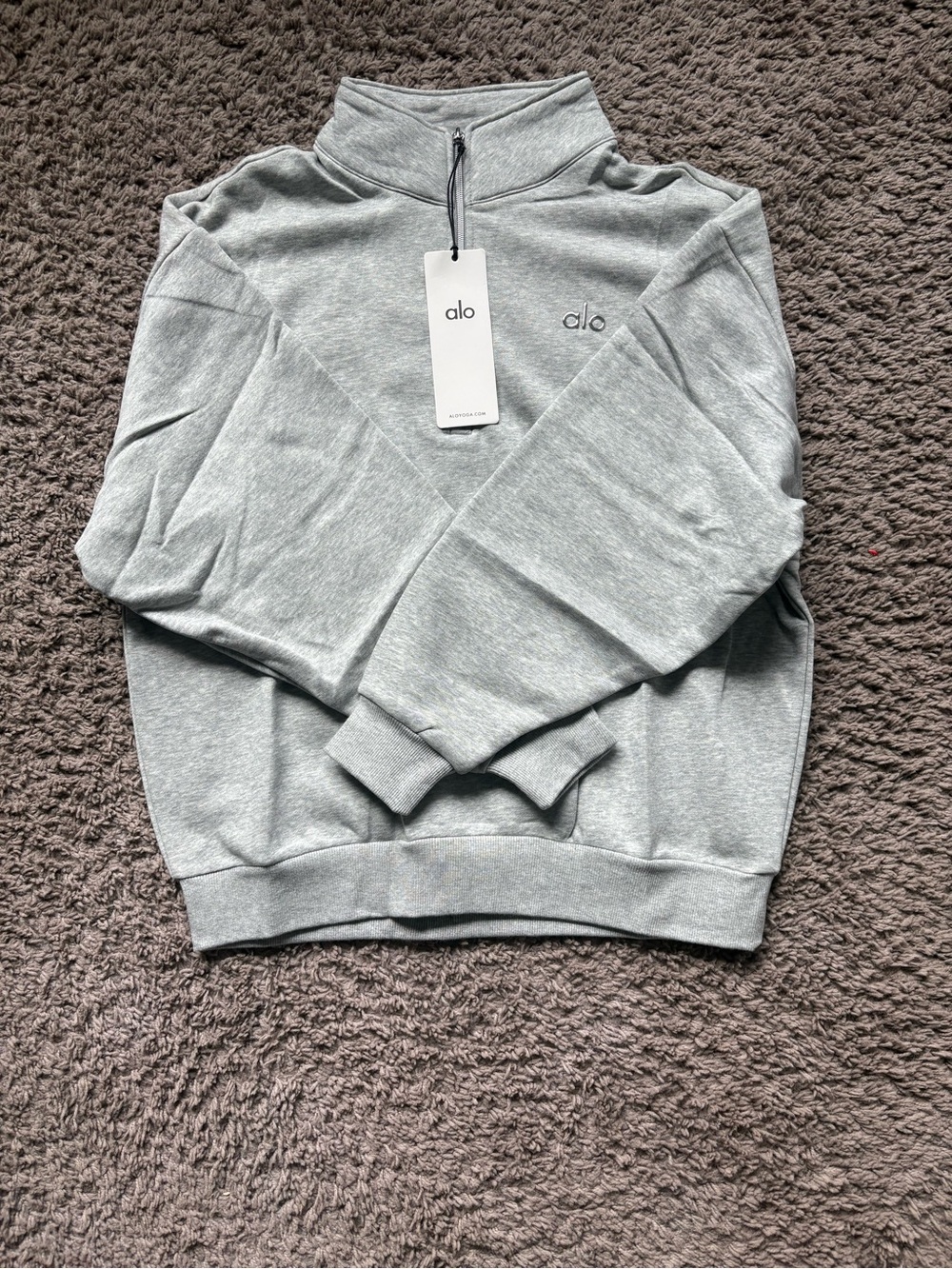 Grey Alo Quarterzip
